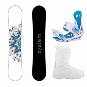 System 2017 Flite Snowboard with Mystic Bindings and Lux Boots Women's Snowboard Package Review