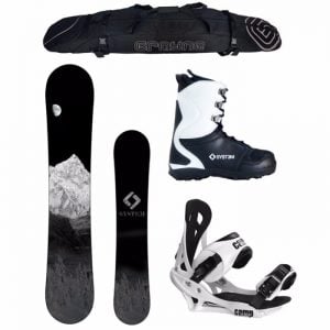 System 2017 MTN Snowboard and Summit Men’s Snowboard Package Review