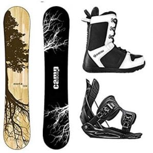 Camp Seven 2019 Roots CRC Snowboard and Flow Alpha MTN Men's Snowboard Bindings Review