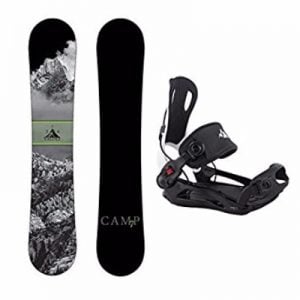 Camp Seven System DNR Snowboard and 2017 System MTN Flow Style Rear Entry Step In Men's Binding Review