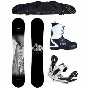 System 2017 Timeless Snowboard and Summit Men's Snowboard Package Review