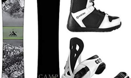Camp Seven 2019 Valdez Snowboard and APX Bindings Men’s Snowboard Package Review