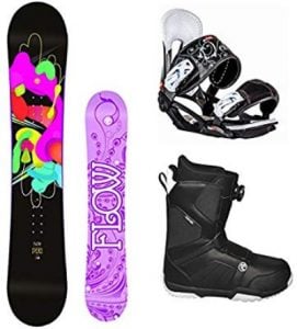 Flow 2018 Pixi Women's Complete Snowboard Package Head Bindings BOA Boots Review